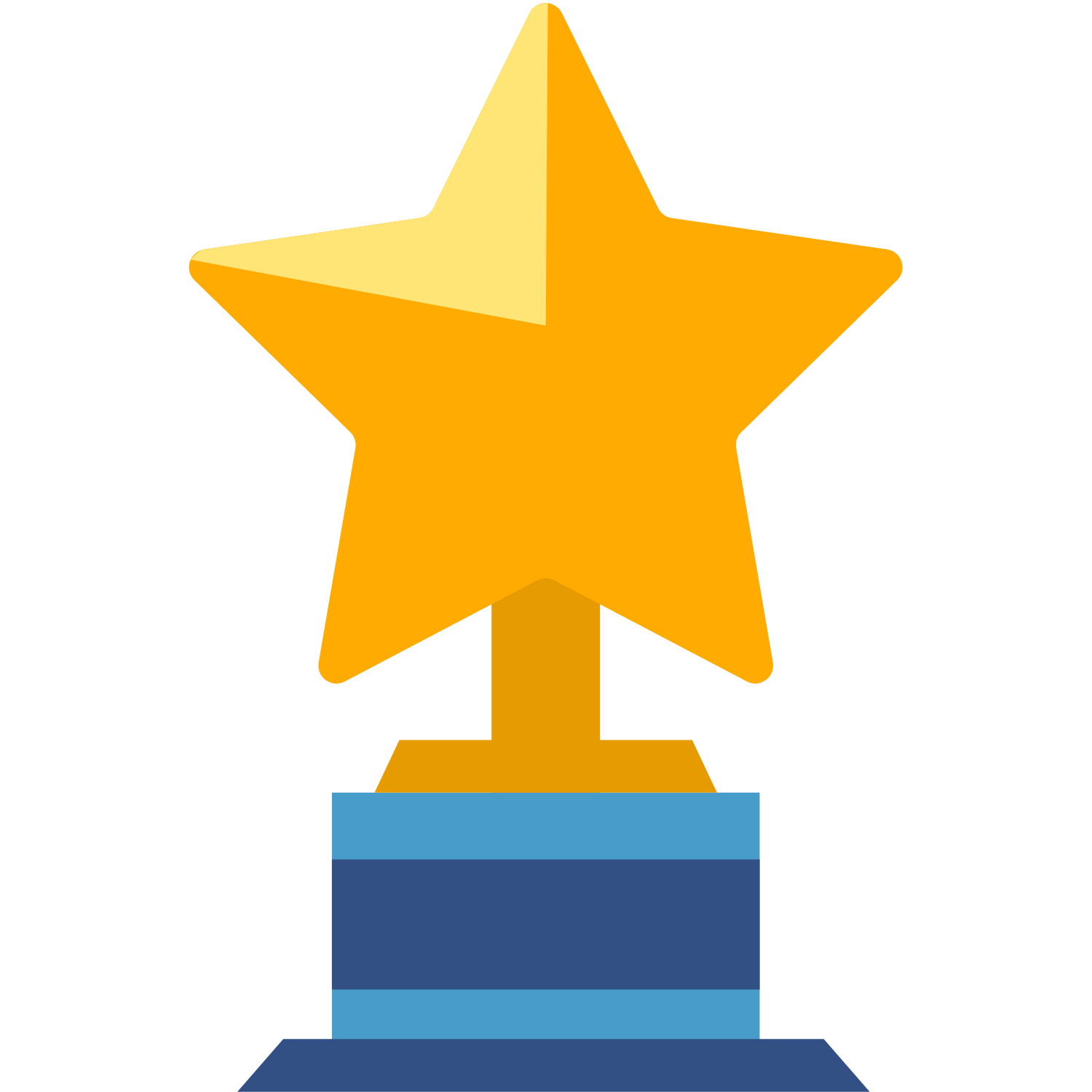 star shaped trophy icon